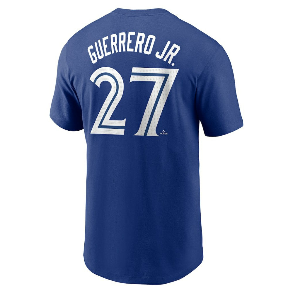 Vladimir Guerrero Jr. Toronto Blue Jays Nike Fuse Name & Number T-Shirt - Royal - Nike Online