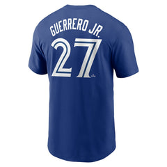 Vladimir Guerrero Jr. Toronto Blue Jays Nike Fuse Name & Number T-Shirt - Royal - Nike Online