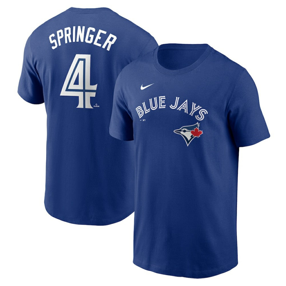 George Springer Toronto Blue Jays Nike Fuse Name & Number T-Shirt - Royal - Nike Discount