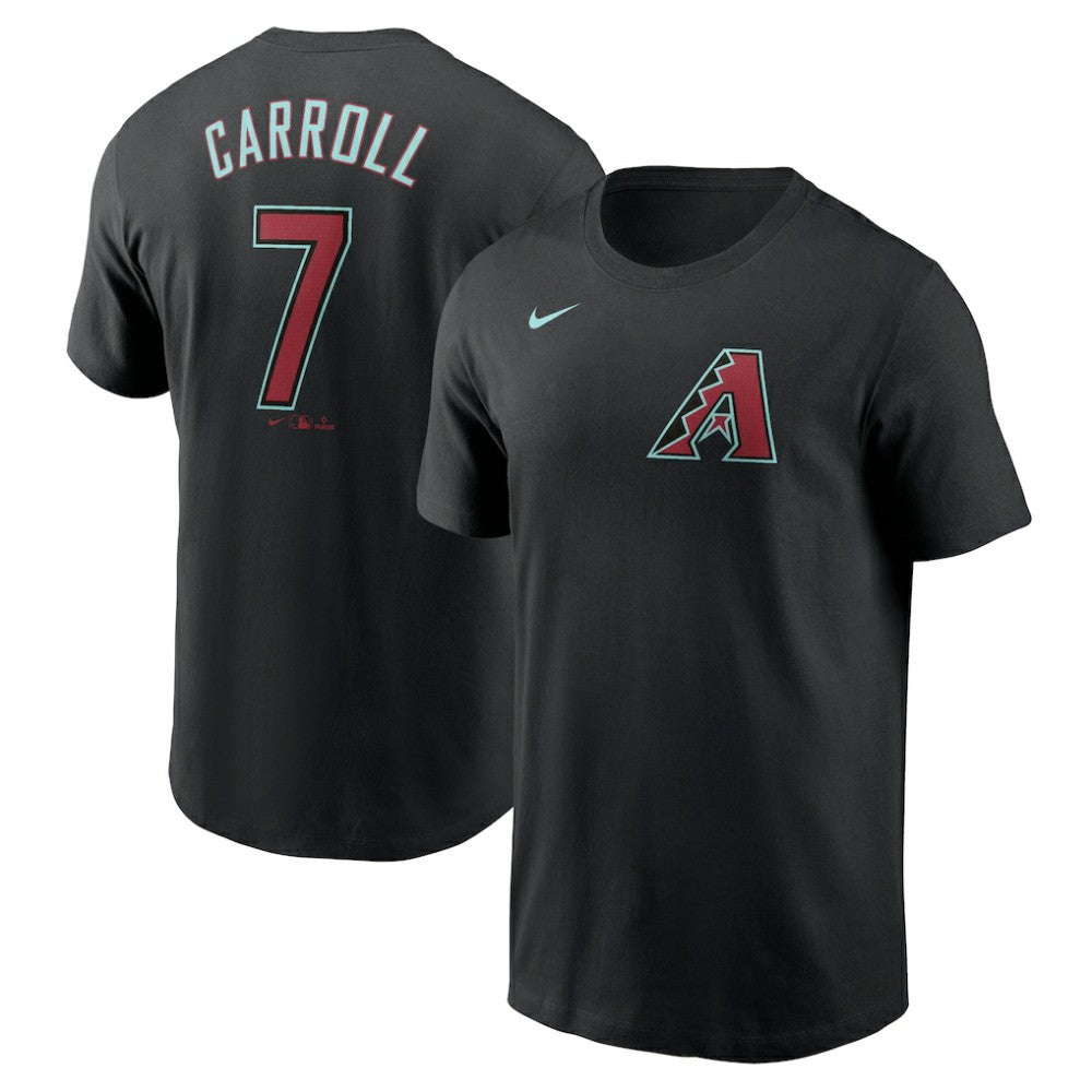 Corbin Carroll Arizona Diamondbacks Nike Fuse Name & Number T-Shirt - Black - Nike Discount