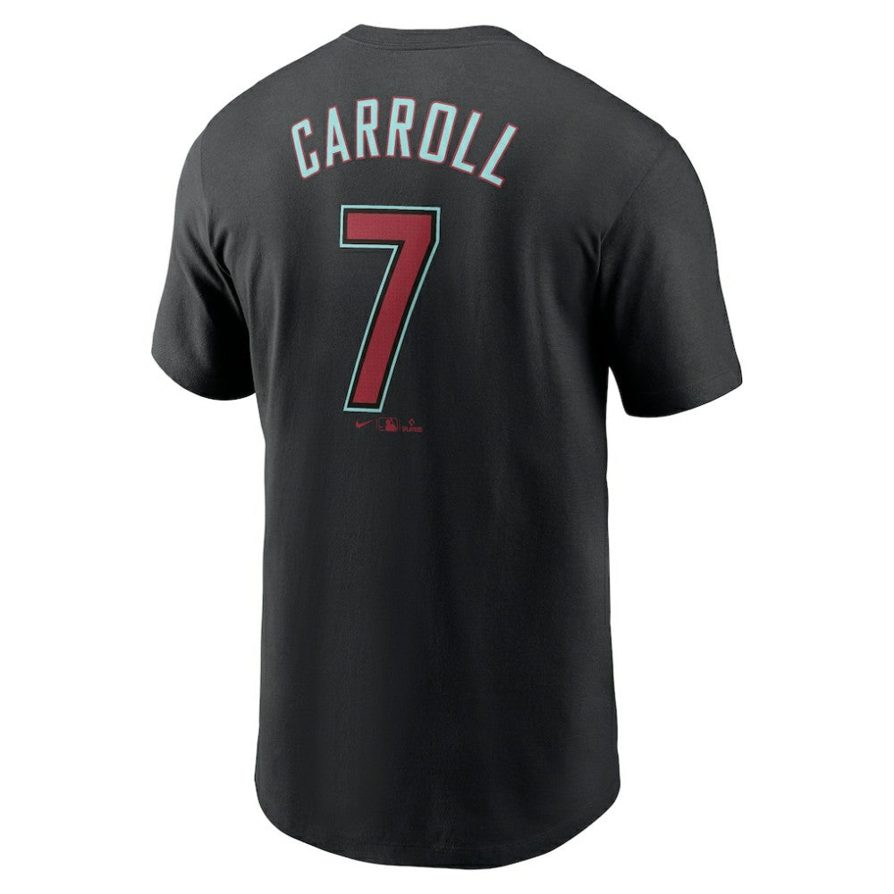 Corbin Carroll Arizona Diamondbacks Nike Fuse Name & Number T-Shirt - Black - Nike Discount