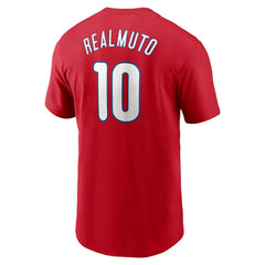 J.T. Realmuto Philadelphia Phillies Nike Fuse Name & Number T-Shirt - Red - Nike Discount