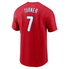 Trea Turner Philadelphia Phillies Nike Fuse Name & Number T-Shirt - Red - Nike Lifestyle