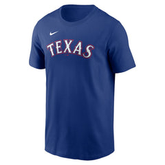 Corey Seager Texas Rangers Nike Fuse Name & Number T-Shirt - Royal - Nike Lifestyle