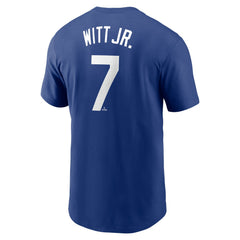 Bobby Witt Jr. Kansas City Royals Nike Fuse Name & Number T-Shirt - Royal - Nike on Sale