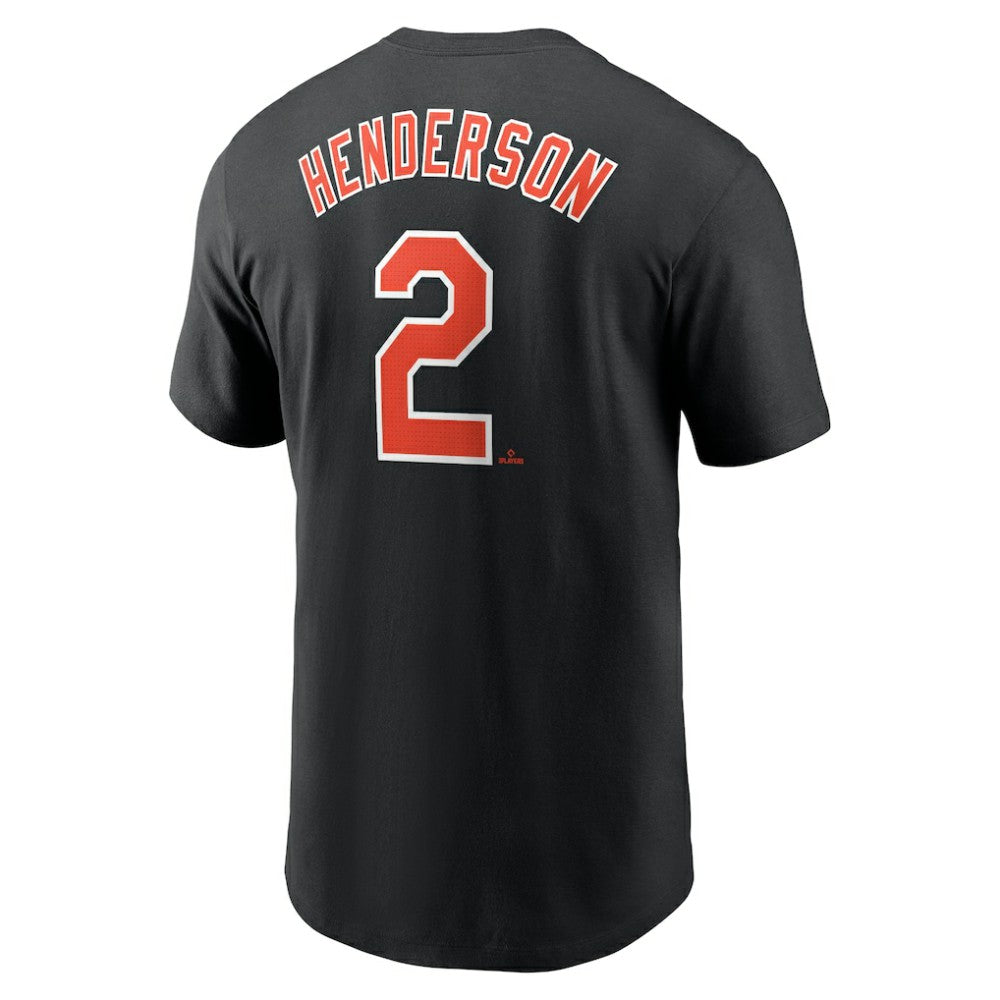 Gunnar Henderson Baltimore Orioles Nike Fuse Name & Number T-Shirt - Black - Nike Discount