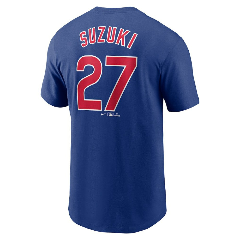 Seiya Suzuki Chicago Cubs Nike Fuse Name & Number T-Shirt - Royal - Nike Lifestyle