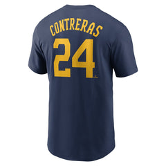 William Contreras Milwaukee Brewers Nike Fuse Name & Number T-Shirt - Navy - Nike Sale