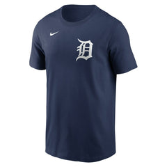 Javier Báez Detroit Tigers Nike Fuse Name & Number T-Shirt - Navy - Nike Sale