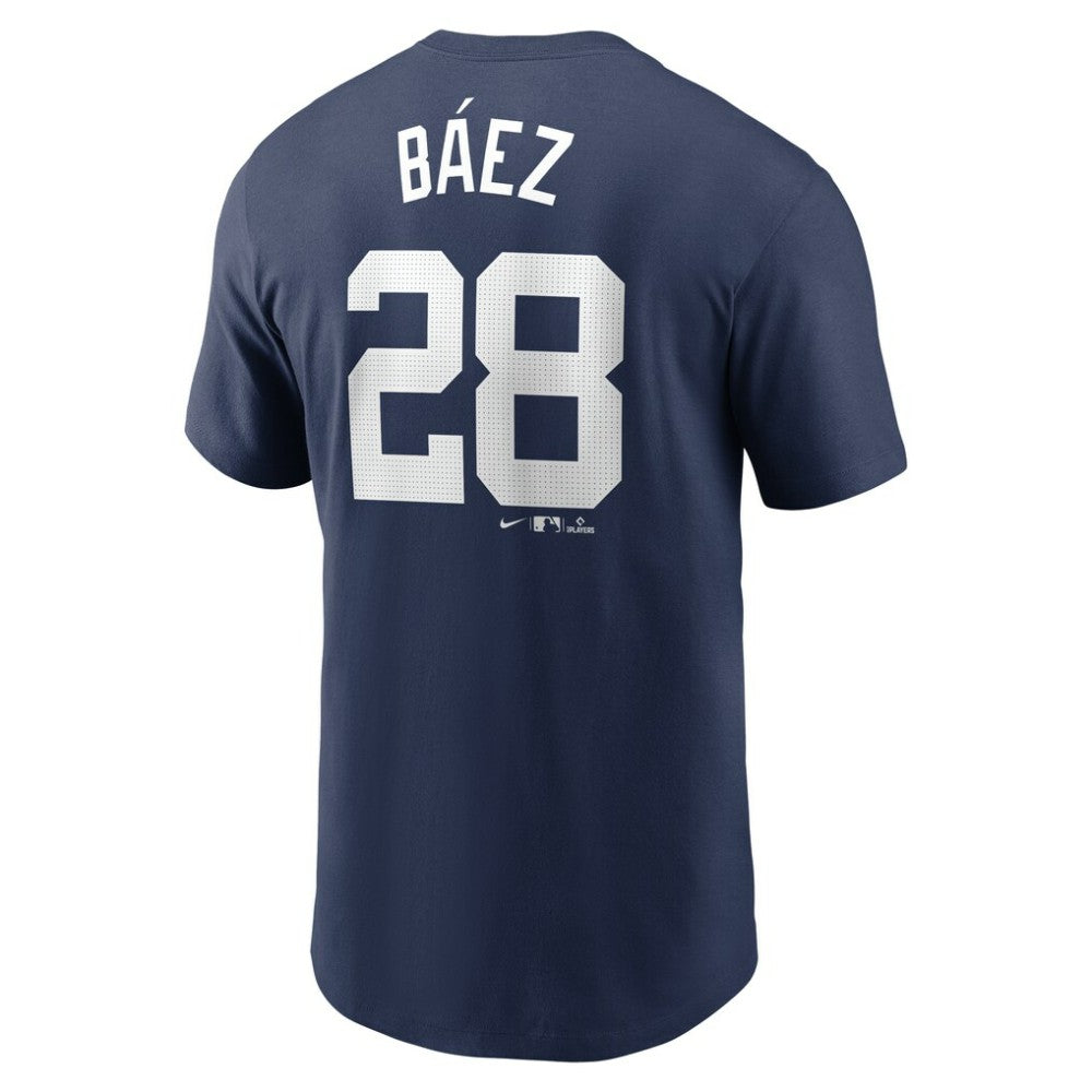 Javier Báez Detroit Tigers Nike Fuse Name & Number T-Shirt - Navy - Nike Sale