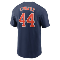 Yordan Alvarez Houston Astros Nike Fuse Name & Number T-Shirt - Navy - Nike on Sale