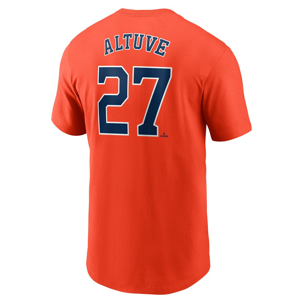 Jose Altuve Houston Astros Nike Fuse Name & Number T-Shirt - Orange - Nike Discount