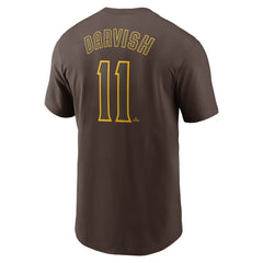 Yu Darvish San Diego Padres Nike Fuse Name & Number T-Shirt - Brown - Nike Online
