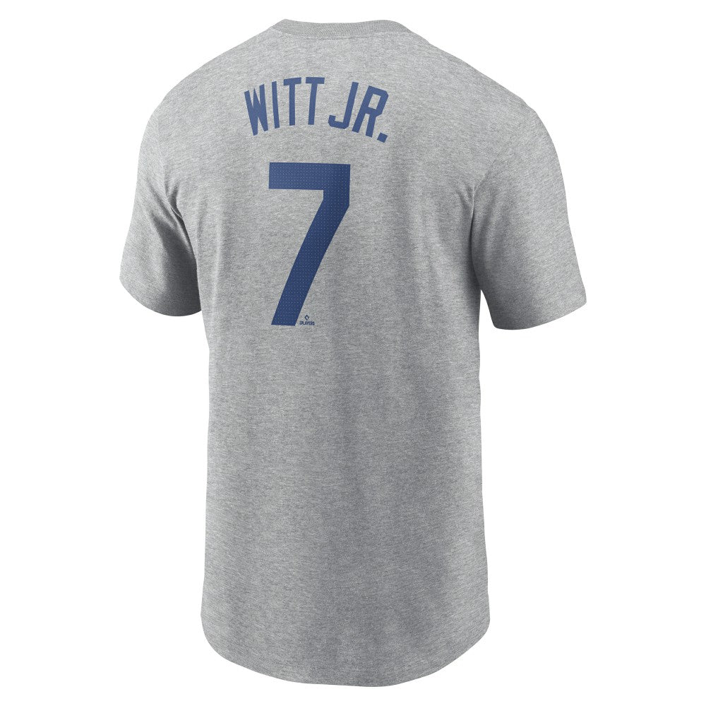 Bobby Witt Jr. Kansas City Royals Nike Fuse Name & Number T-Shirt - Gray - Nike Sale