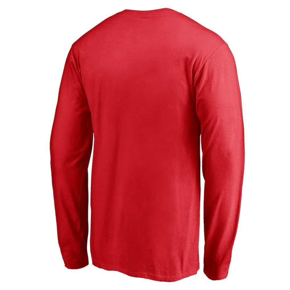 Chicago Bulls Team Arch Knockout Long Sleeve T-Shirt Red