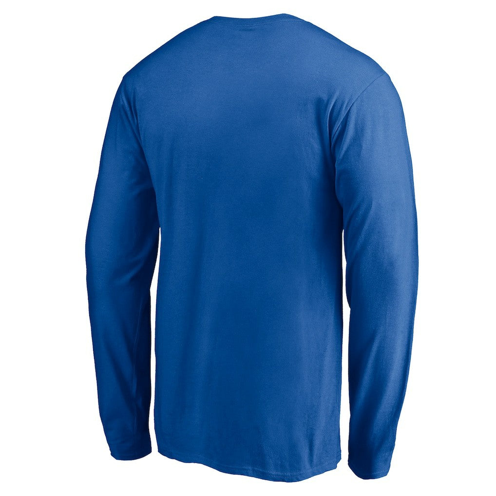 Dallas Mavericks Team Arch Knockout Long Sleeve T-Shirt Blue