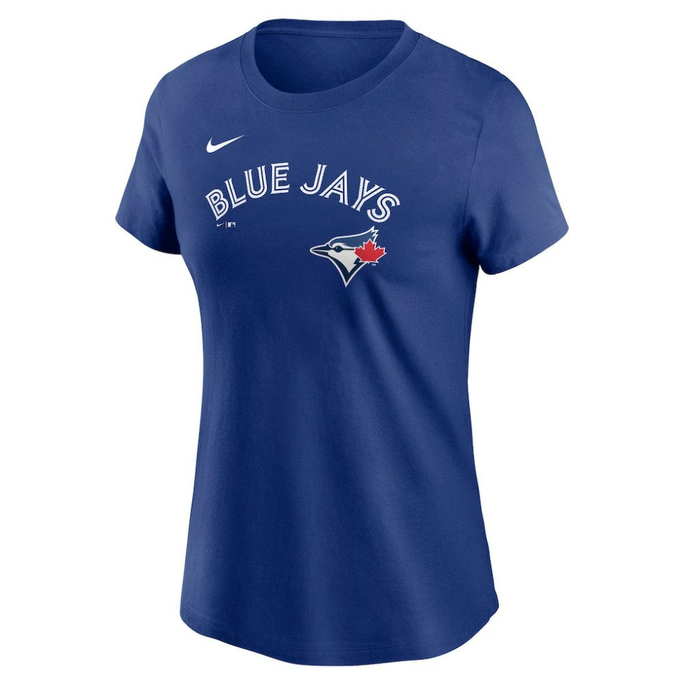 Vladimir Guerrero Jr. Toronto Blue Jays Nike Women's Cooperstown Collection Fuse Name & Number T-Shirt - Royal - Nike Lifestyle