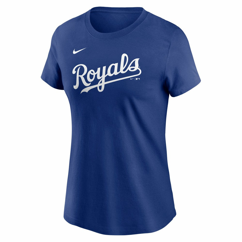 Bobby Witt Jr. Kansas City Royals Nike Women's Cooperstown Collection Fuse Name & Number T-Shirt - Royal - Nike Online