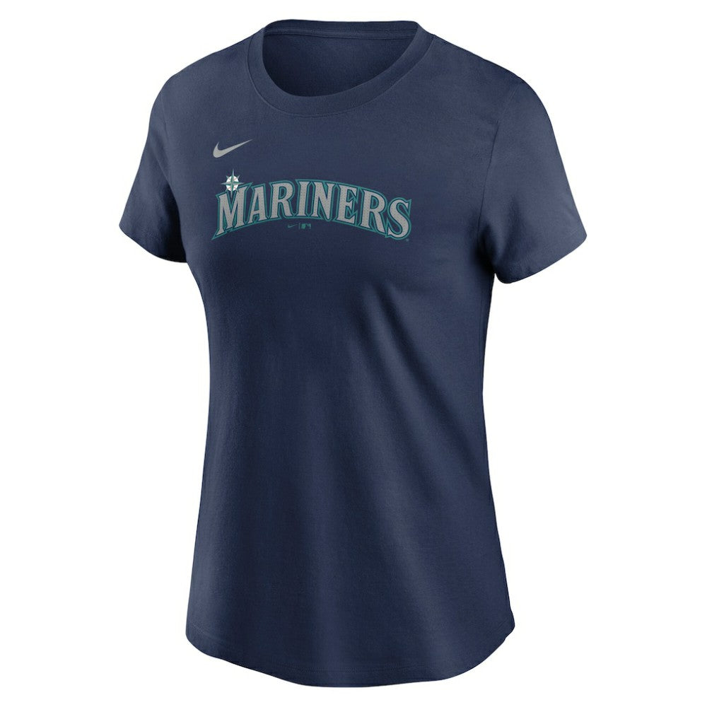 Julio Rodriguez Seattle Mariners Nike Women's Cooperstown Collection Fuse Name & Number T-Shirt - Navy - Nike on Sale