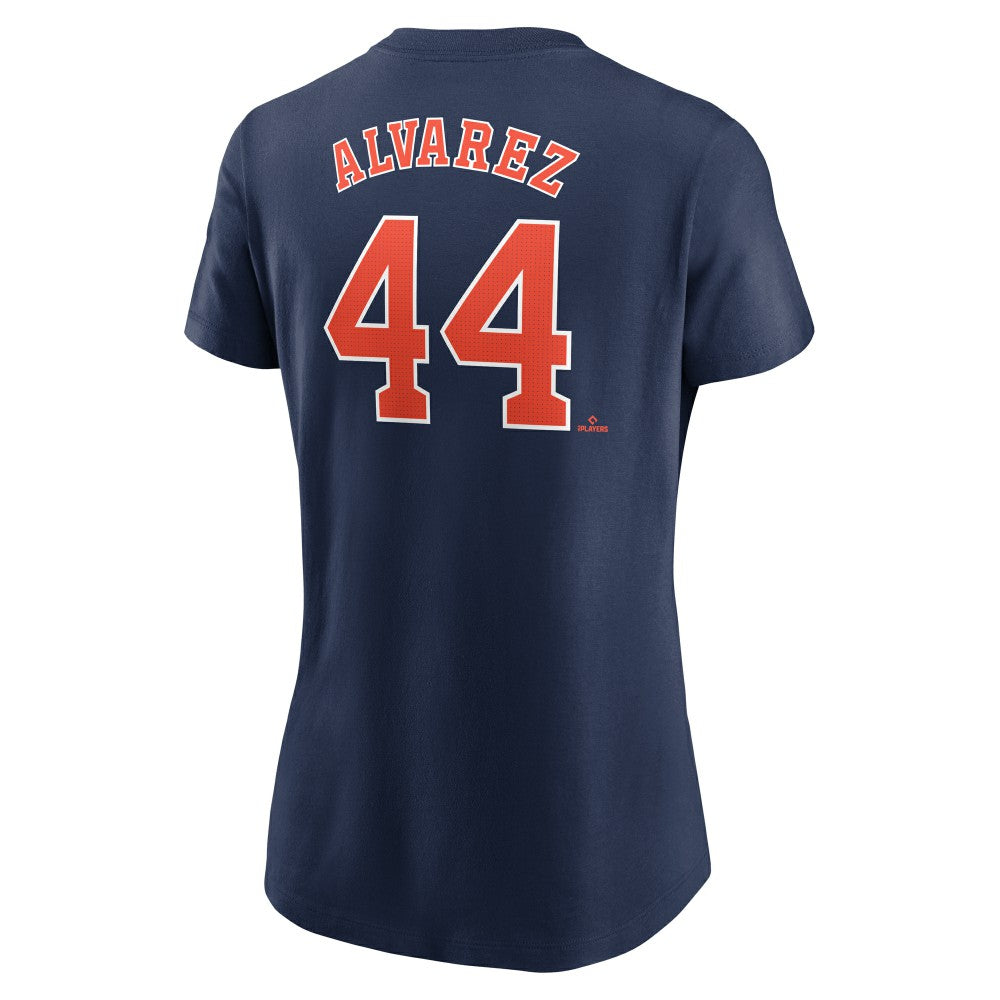 Yordan Alvarez Houston Astros Nike Women's Cooperstown Collection Fuse Name & Number T-Shirt - Navy - Nike Discount