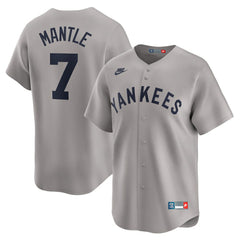 Mickey Mantle New York Yankees Nike Throwback Cooperstown Collection Limited Jersey - Gray - Nike Discount