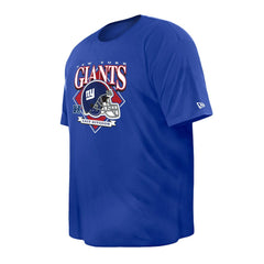 New York Giants New Era Big & Tall Helmet Historic Mark T-Shirt Royal