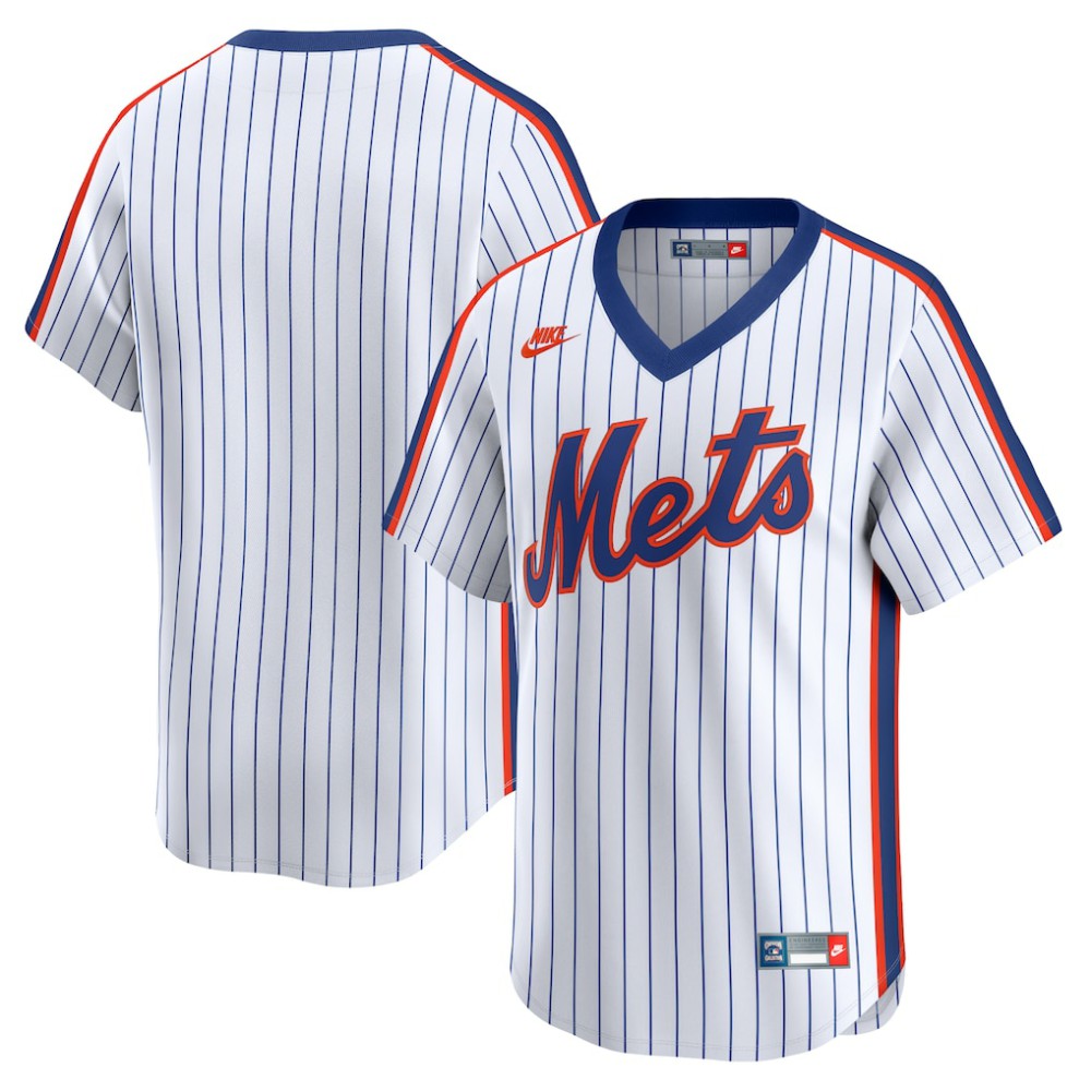 New York Mets Nike Cooperstown Collection Limited Jersey - White - Nike Discount
