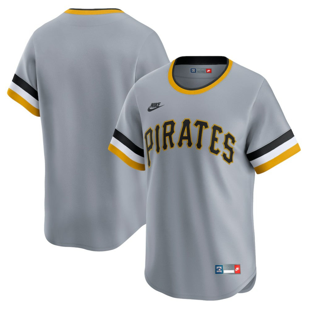 Pittsburgh Pirates Nike Cooperstown Collection Limited Jersey - Gray - Nike Lifestyle