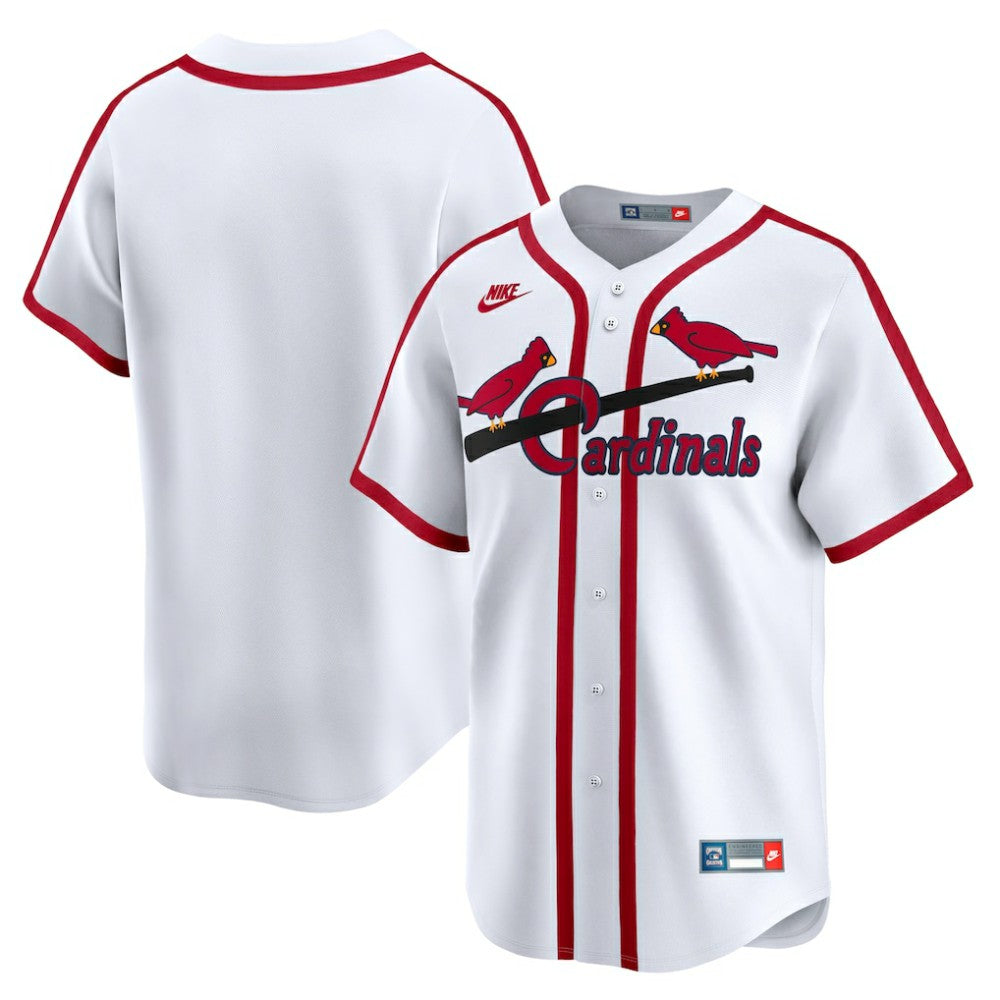 St. Louis Cardinals Nike Cooperstown Collection Limited Jersey - White - Nike Discount