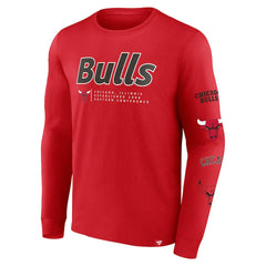 Chicago Bulls Baseline Long Sleeve T-Shirt for sale Red | Fanatics for sale