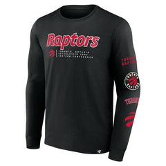 Toronto Raptors Baseline Long Sleeve T-Shirt Black | Fanatics US