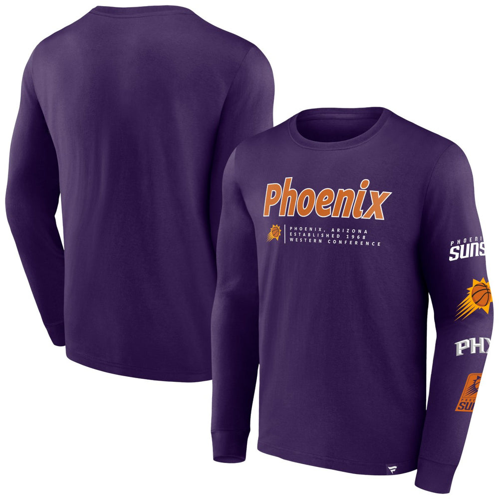 Phoenix Suns Baseline Long Sleeve T-Shirt Purple | Fanatics online