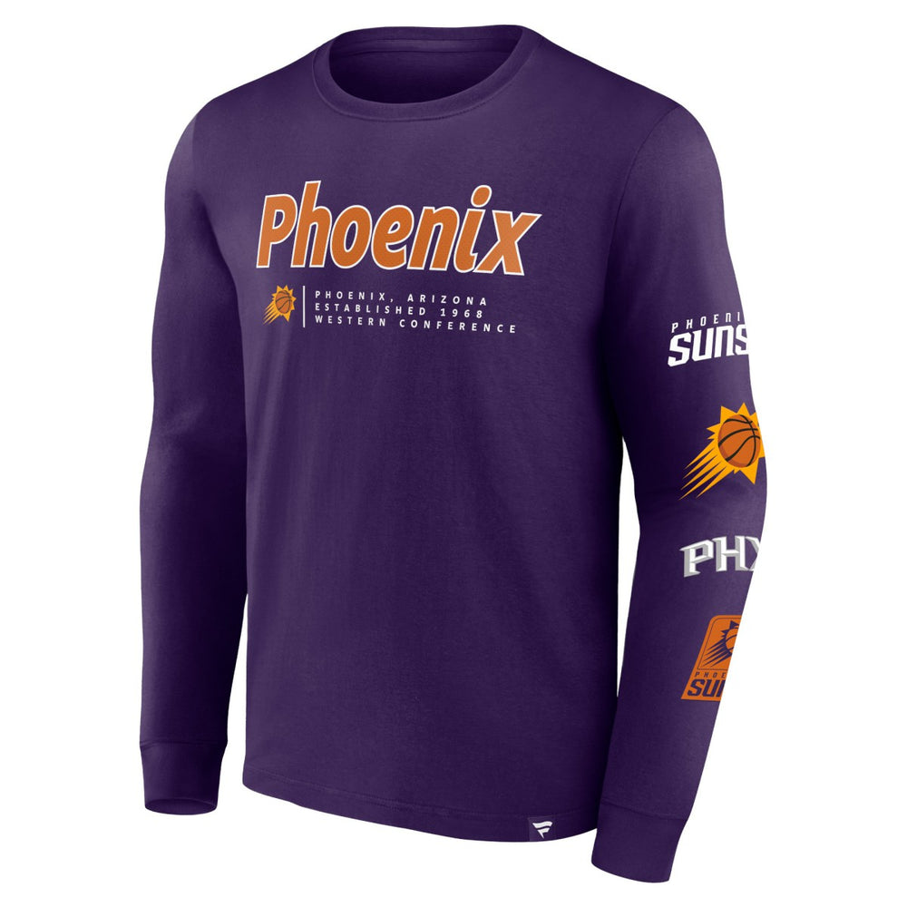 Phoenix Suns Baseline Long Sleeve T-Shirt Purple | Fanatics online