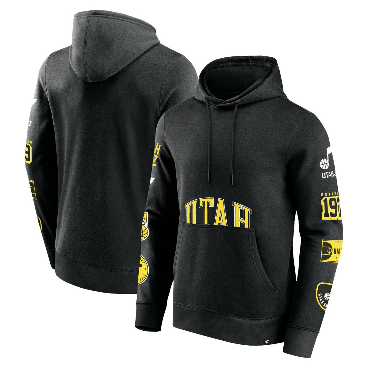 Utah Jazz Home Court Pullover Hoodie Black | Fanatics Lifestyle