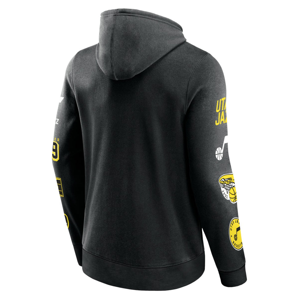 Utah Jazz Home Court Pullover Hoodie Black | Fanatics Lifestyle