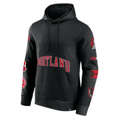 Portland Trail Blazers Home Court Pullover Hoodie Black | Fanatics