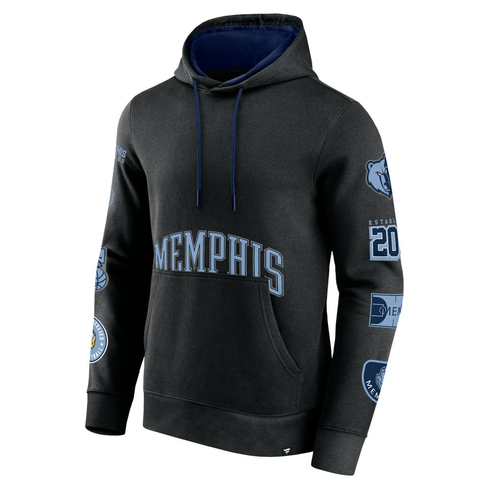 Memphis Grizzlies Home Court Pullover Hoodie Black | Fanatics outlet