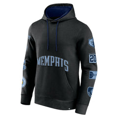 Memphis Grizzlies Home Court Pullover Hoodie Black | Fanatics outlet