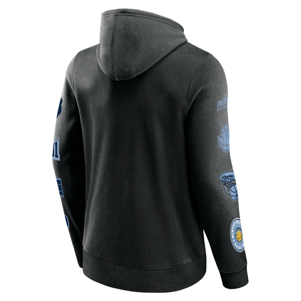 Memphis Grizzlies Home Court Pullover Hoodie Black | Fanatics outlet