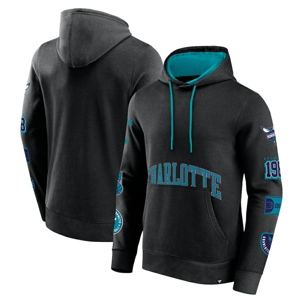 Charlotte Hornets Home Court Pullover Hoodie Black | Fanatics online