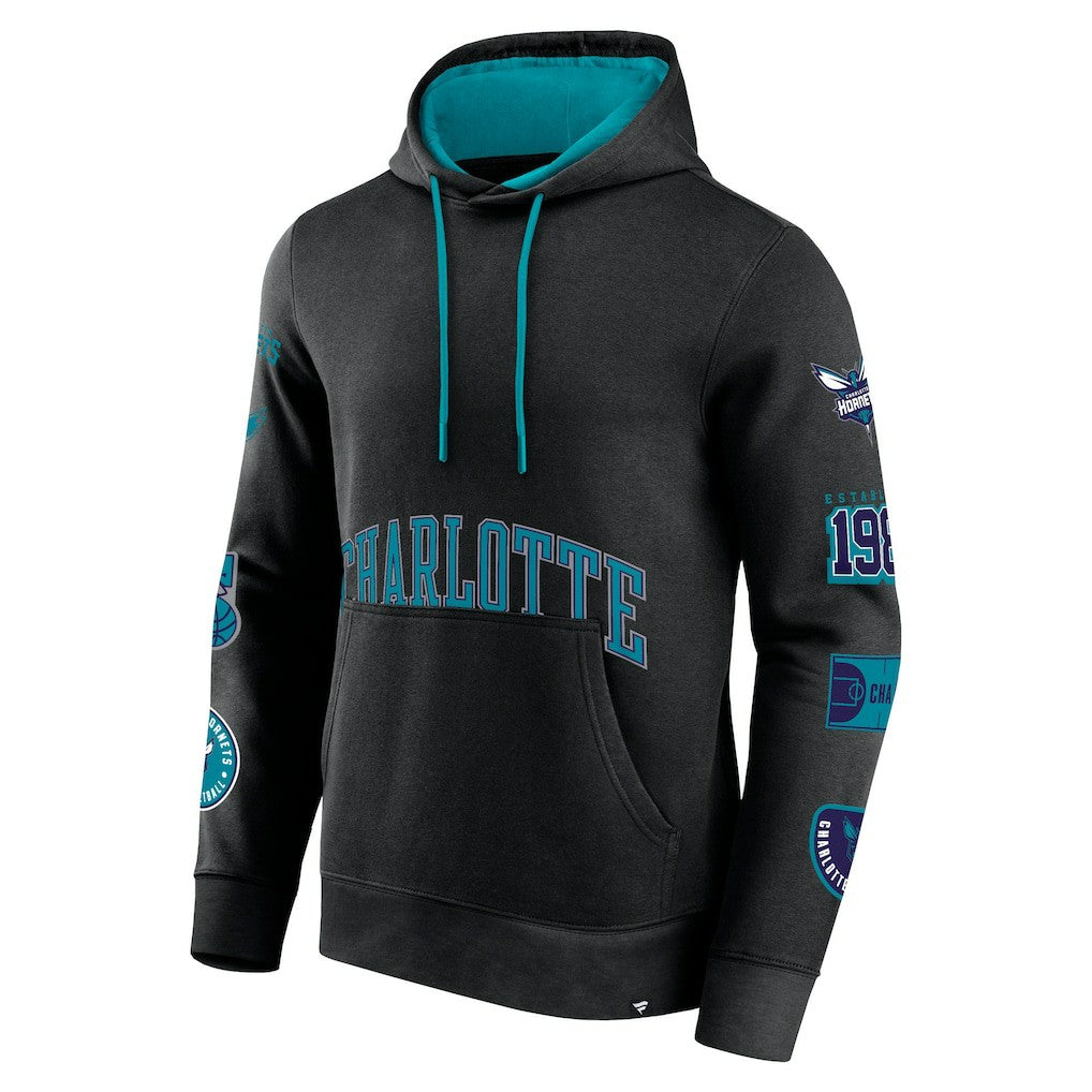 Charlotte Hornets Home Court Pullover Hoodie Black | Fanatics online