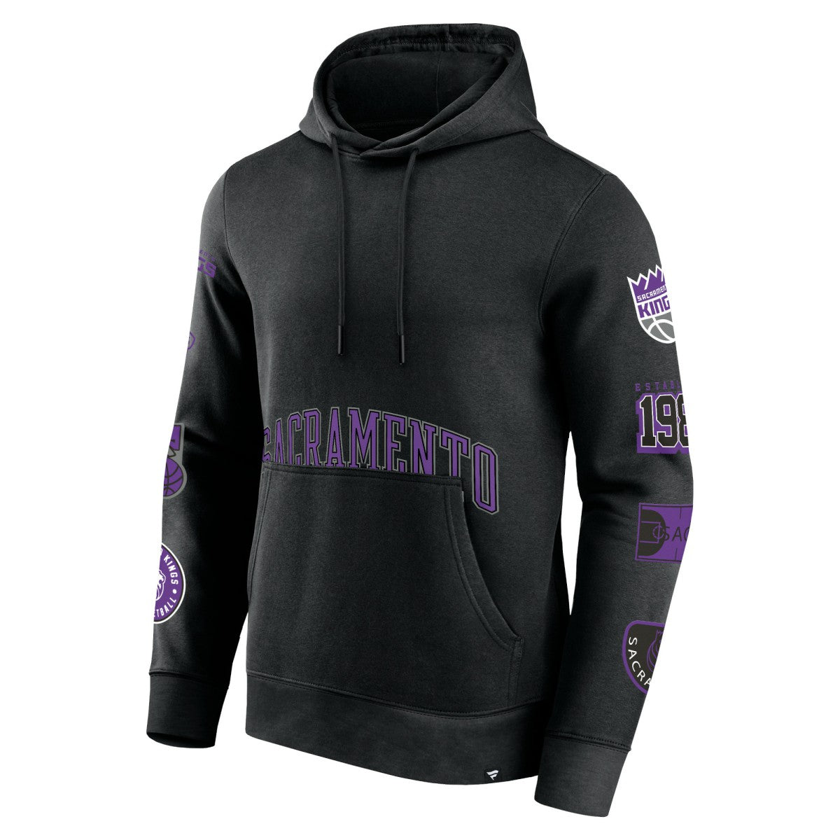 Sacramento Kings Home Court Pullover Hoodie Black | Fanatics Lifestyle