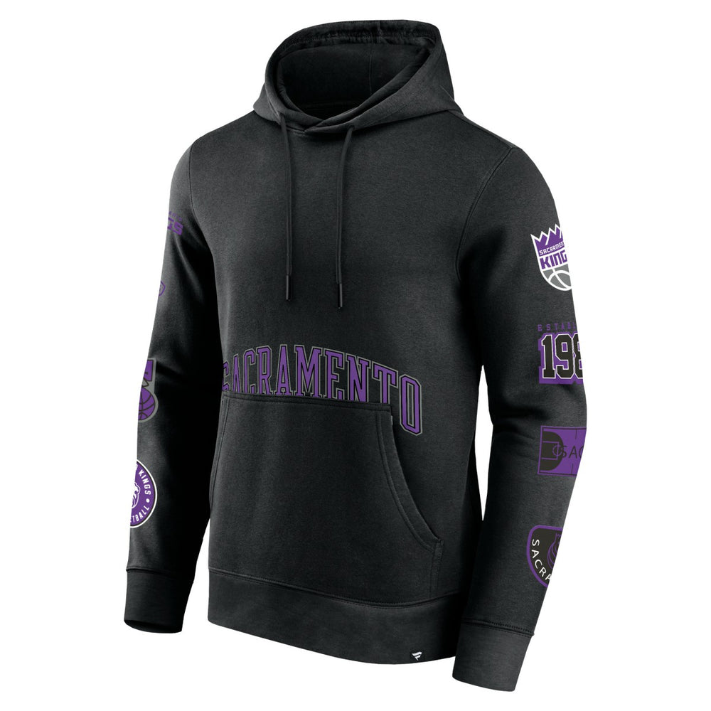 Sacramento Kings Home Court Pullover Hoodie Black | Fanatics Lifestyle