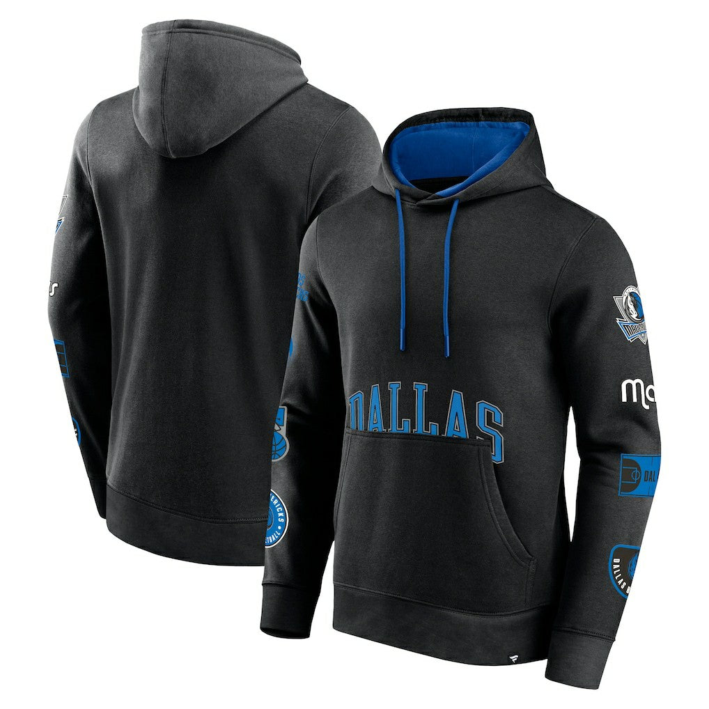 Dallas Mavericks Home Court Pullover Hoodie for sale Black | Fanatics Near Me