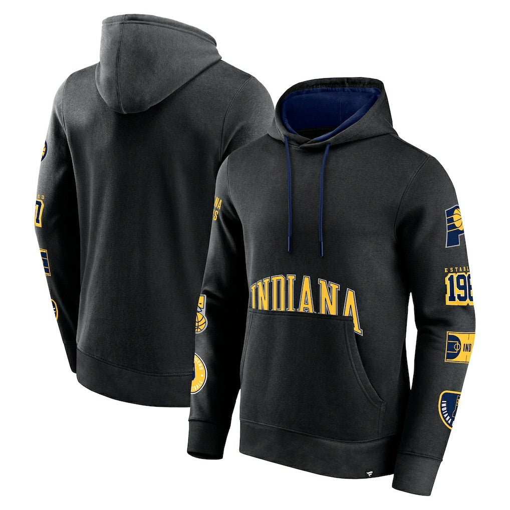 Indiana Pacers Home Court Pullover Hoodie Black | Fanatics