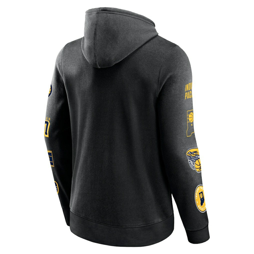 Indiana Pacers Home Court Pullover Hoodie Black | Fanatics