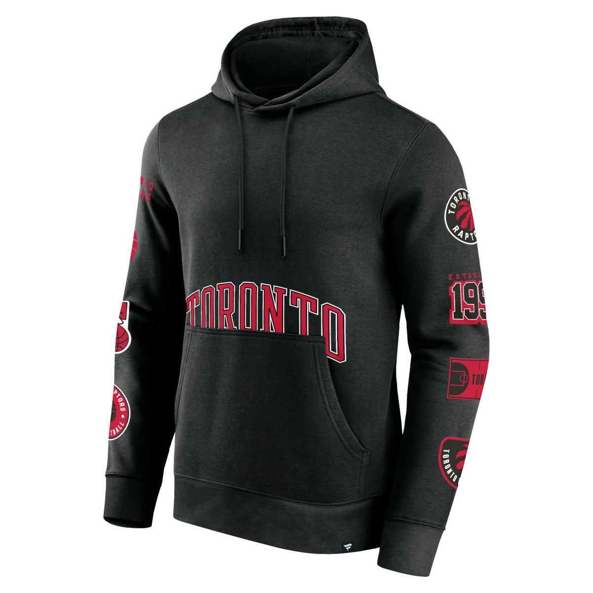 Toronto Raptors Home Court Pullover Hoodie Black | Fanatics Lifestyle