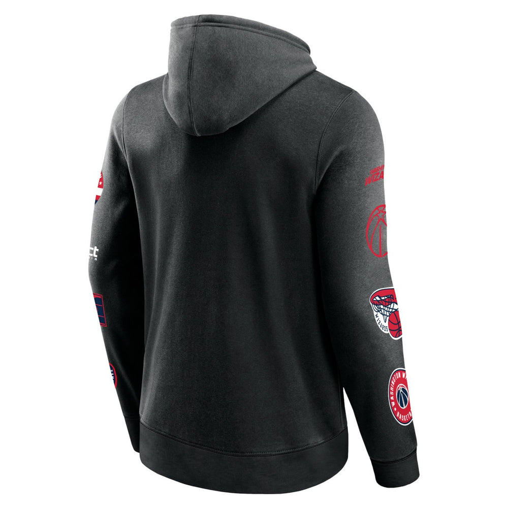 Washington Wizards Home Court Pullover Hoodie Black | Fanatics