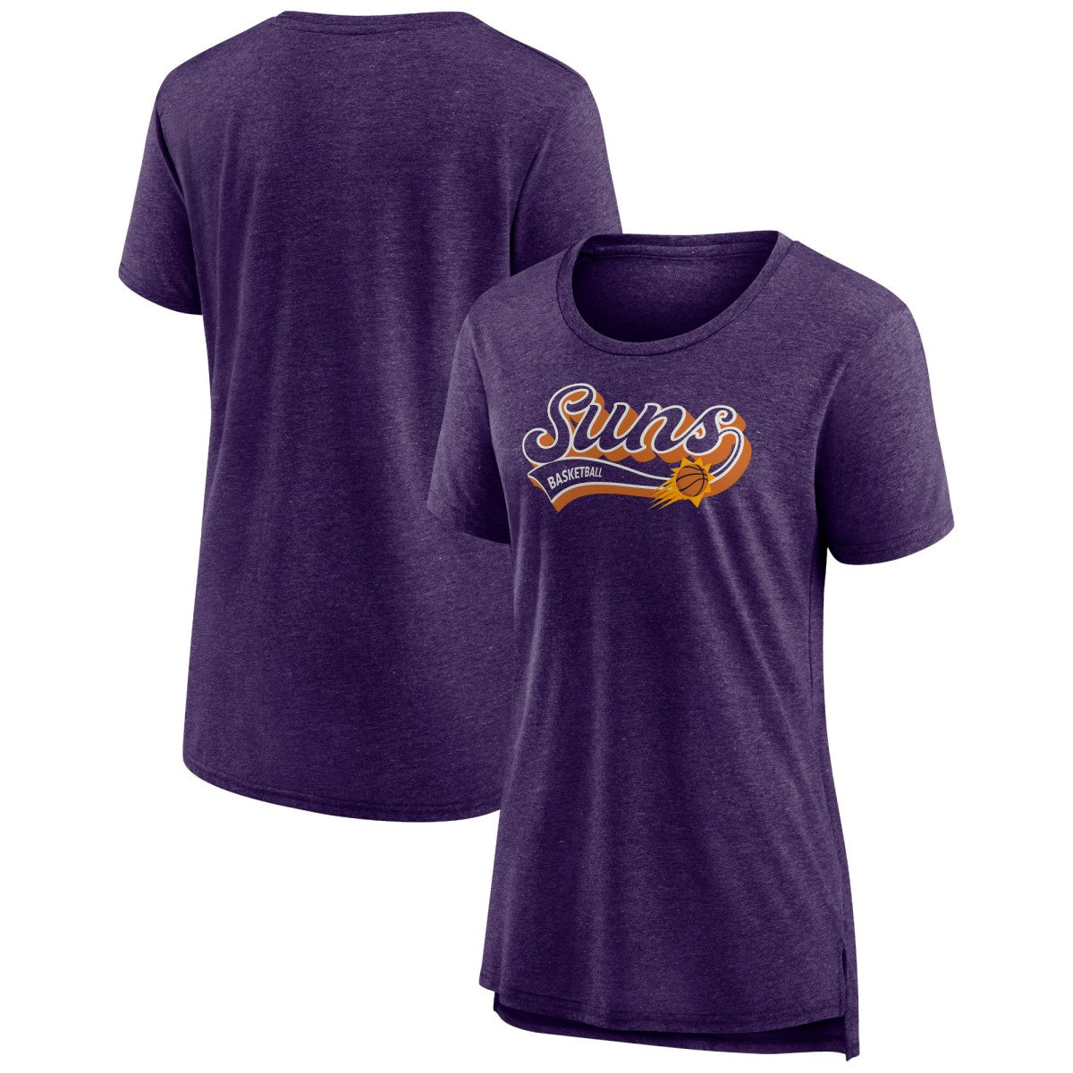 Phoenix Suns Women's League Leader Tri-Blend T-Shirt Heather Purple | Fanatics discount