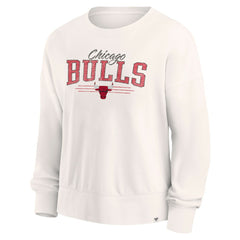 Chicago Bulls Women's Close the Game Pullover Sweatshirt Cream | Fanatics